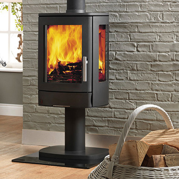An image of ACR Neo 3 Wood Burning Stove - 5kW - EcoDesign Ready - Cupboard Base